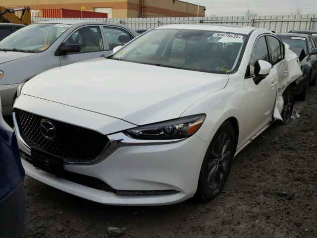 JM1GL1VM8J1319259 - 2018 MAZDA 6 TOURING WHITE photo 2