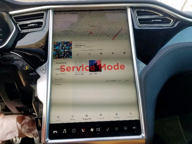 5YJSA1H21EFP63056 - 2014 TESLA MODEL S BLACK photo 9