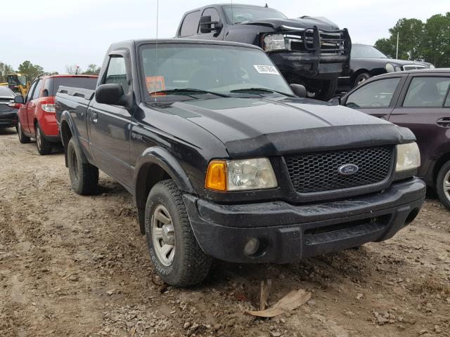 1FTYR10U92PA99803 - 2002 FORD RANGER BLACK photo 1