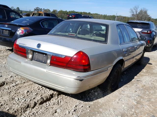 2MHHM75W04X644541 - 2004 MERCURY GRAND MARQ TAN photo 4