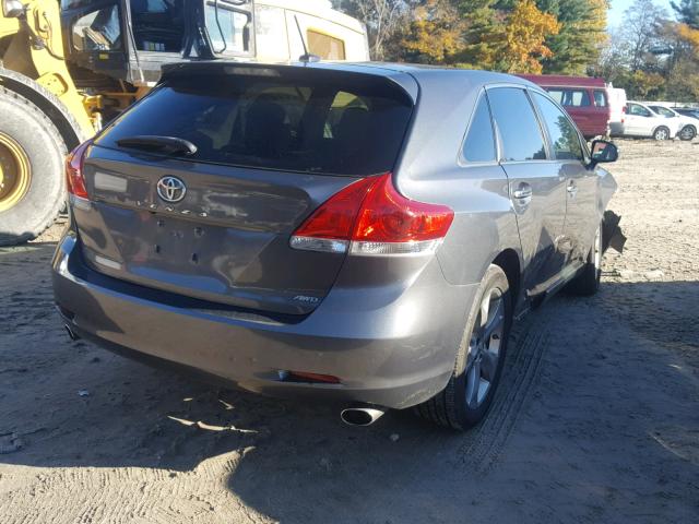 4T3BK3BB9AU027293 - 2010 TOYOTA VENZA BASE GRAY photo 4