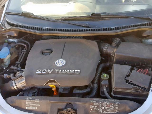 3VWDD21C11M436765 - 2001 VOLKSWAGEN NEW BEETLE 银色 照片 7
