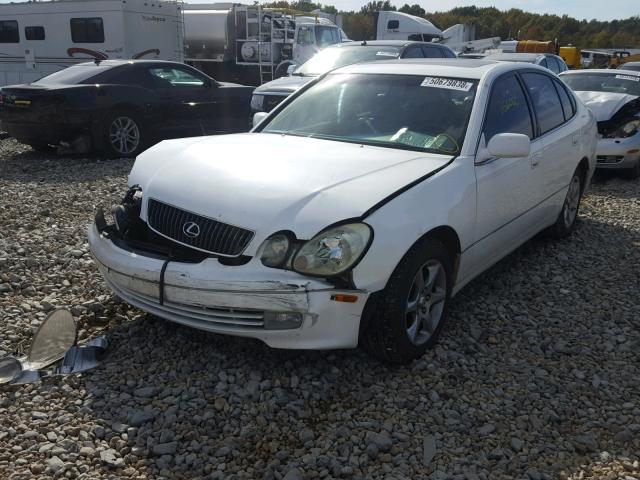 JT8BD69S710143614 - 2001 LEXUS GS 300 WHITE photo 2