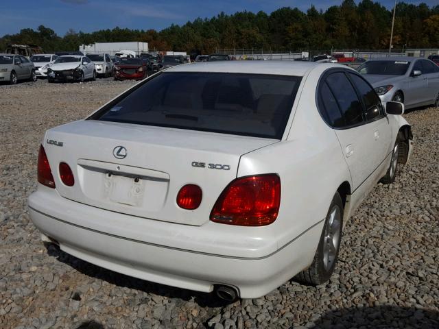 JT8BD69S710143614 - 2001 LEXUS GS 300 WHITE photo 4