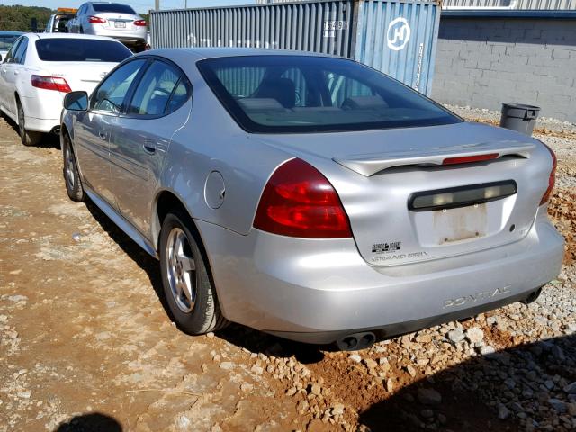 2G2WP522341161376 - 2004 PONTIAC GRAND PRIX SILVER photo 3