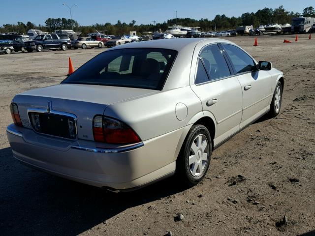 1LNHM86S74Y648730 - 2004 LINCOLN LS BLACK photo 4