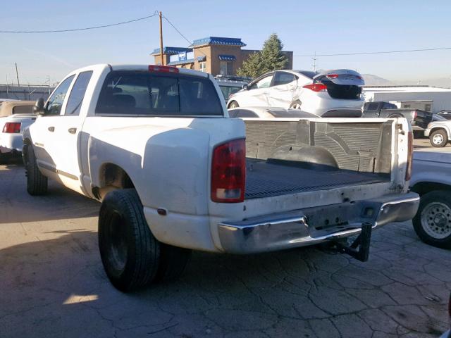 3D7MA48C04G267618 - 2004 DODGE RAM 3500 S WHITE photo 3