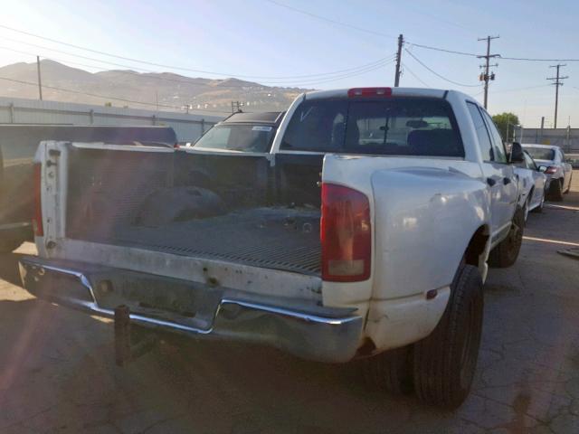 3D7MA48C04G267618 - 2004 DODGE RAM 3500 S WHITE photo 4