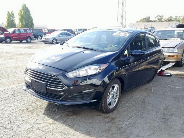 3FADP4EJ1KM155152 - 2019 FORD FIESTA SE BLACK photo 2