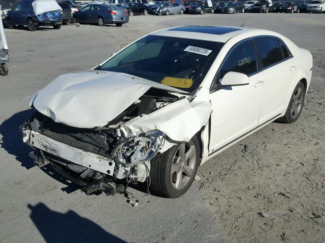 1G1ZJ57B484271004 - 2008 CHEVROLET MALIBU 2LT WHITE photo 2