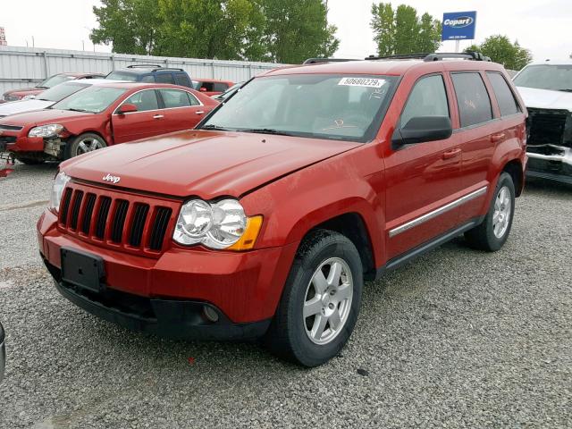 1J4PR4GK3AC134305 - 2010 JEEP GRAND CHER RED photo 2