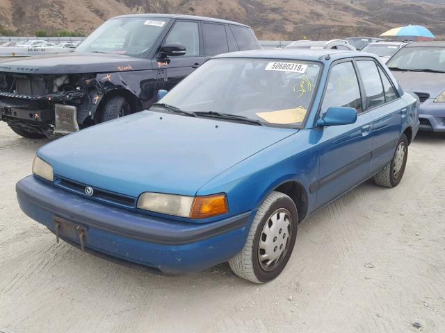 JM1BG2269R0751709 - 1994 MAZDA PROTEGE LX GREEN photo 2