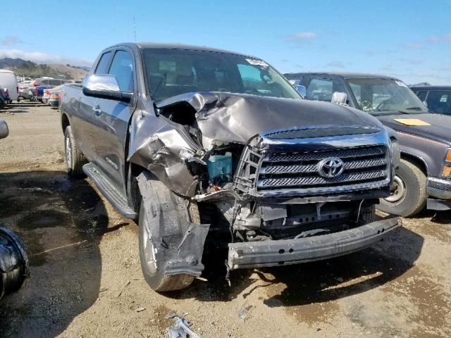 5TFRV58127X006791 - 2007 TOYOTA TUNDRA DOU GRAY photo 1