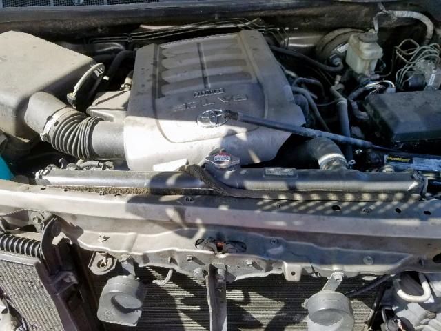 5TFRV58127X006791 - 2007 TOYOTA TUNDRA DOU GRAY photo 7