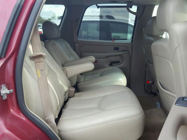 1GKEC13TX5J150843 - 2005 GMC YUKON MAROON photo 6