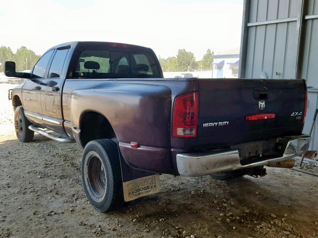 3D7MS48C85G842112 - 2005 DODGE RAM 3500 S MAROON photo 3