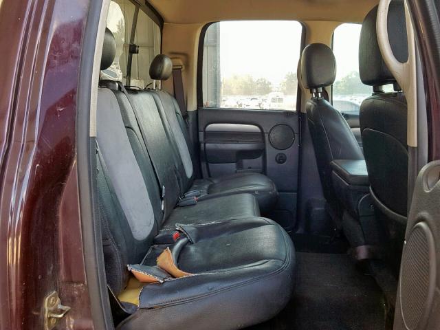 3D7MS48C85G842112 - 2005 DODGE RAM 3500 S MAROON photo 6