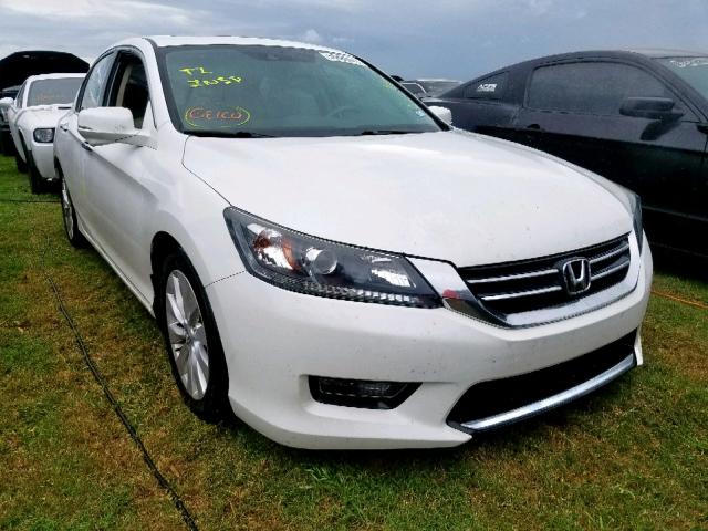 1HGCR2F88EA123172 - 2014 HONDA ACCORD EXL WHITE photo 1