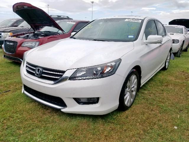 1HGCR2F88EA123172 - 2014 HONDA ACCORD EXL WHITE photo 2