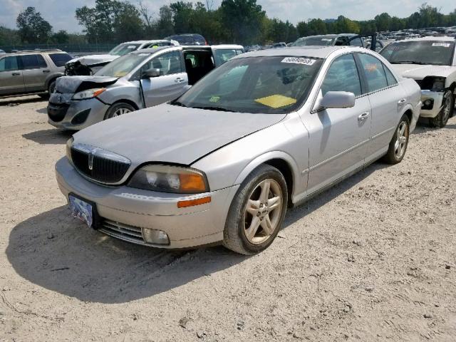 1LNHM87AXYY855267 - 2000 LINCOLN LS SILVER photo 2