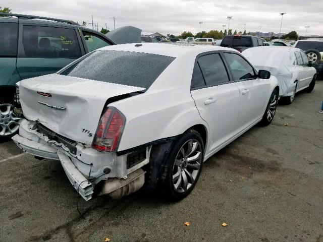 2C3CCABGXEH250759 - 2014 CHRYSLER 300 S WHITE photo 4