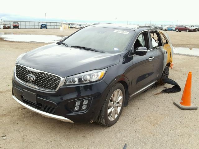 5XYPK4A51HG294962 - 2017 KIA SORENTO SX BLACK photo 2