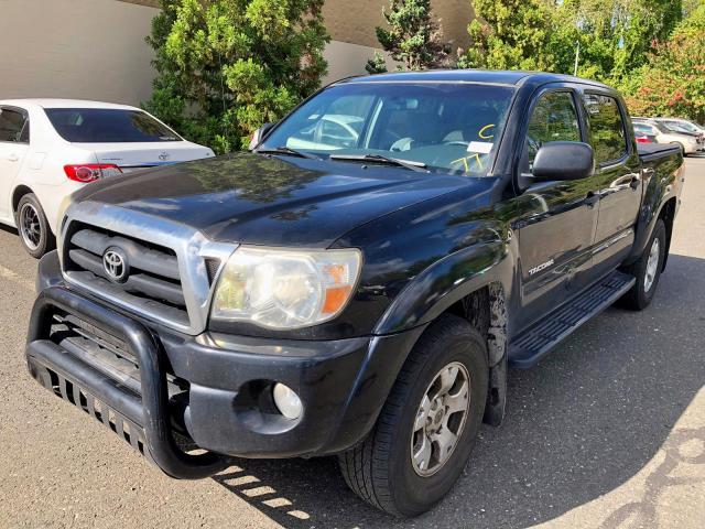 5TELU42N86Z293558 - 2006 TOYOTA TACOMA DOU BLACK photo 2