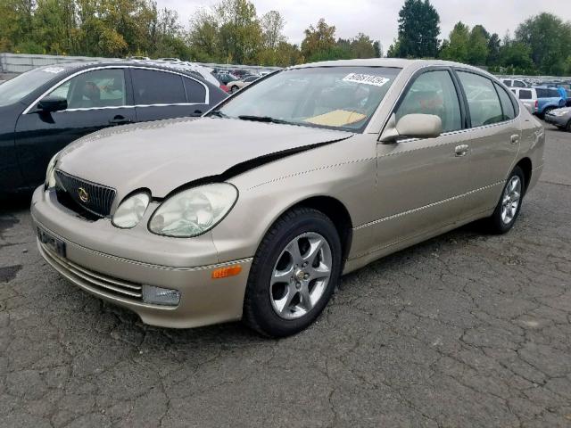 JT8BD69S410120386 - 2001 LEXUS GS 300 GOLD photo 2