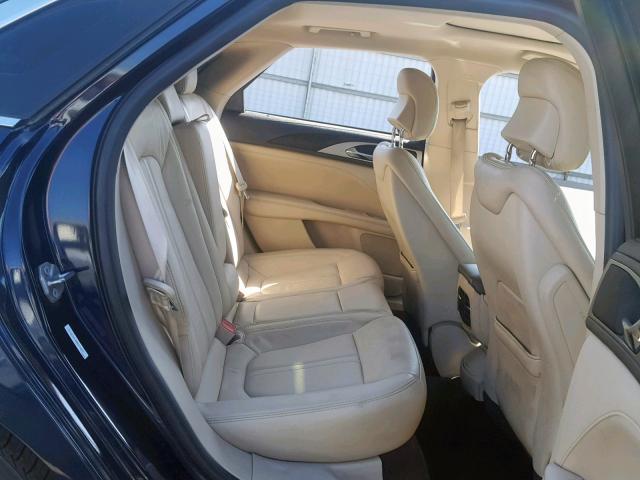 3LN6L5MU4HR659847 - 2017 LINCOLN MKZ HYBRID BLUE photo 6