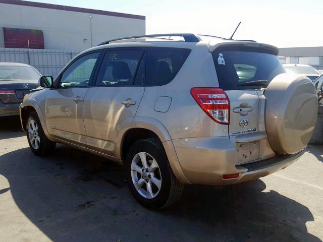 JTMBK34V995079081 - 2009 TOYOTA RAV4 LIMIT GOLD photo 3