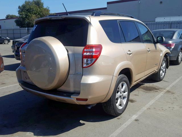 JTMBK34V995079081 - 2009 TOYOTA RAV4 LIMIT GOLD photo 4