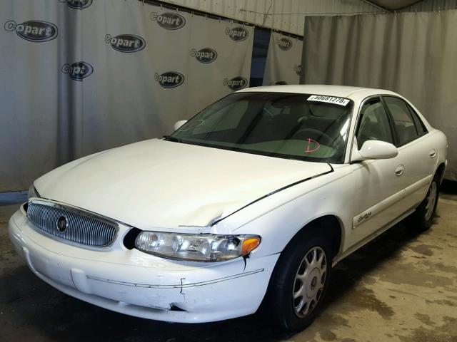 2G4WS52J311259381 - 2001 BUICK CENTURY CU WHITE photo 2