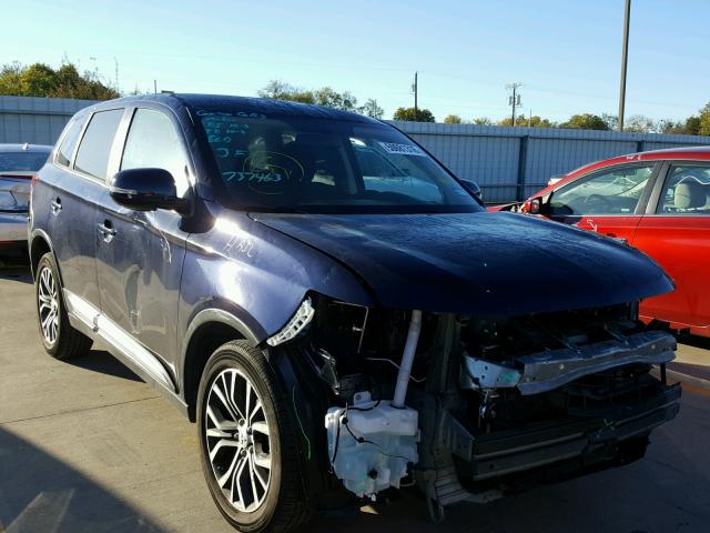 JA4AD3A38HZ040380 - 2017 MITSUBISHI OUTLANDER BLUE photo 1