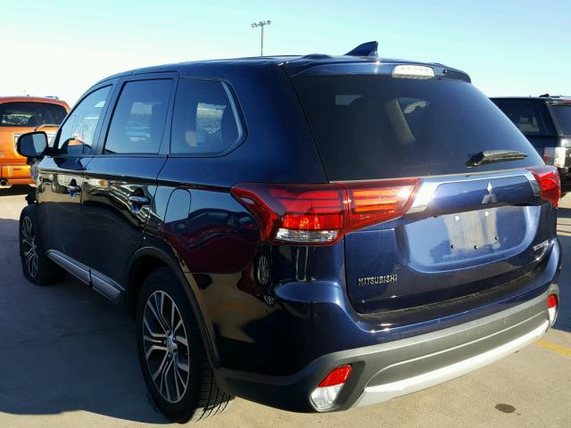 JA4AD3A38HZ040380 - 2017 MITSUBISHI OUTLANDER BLUE photo 3