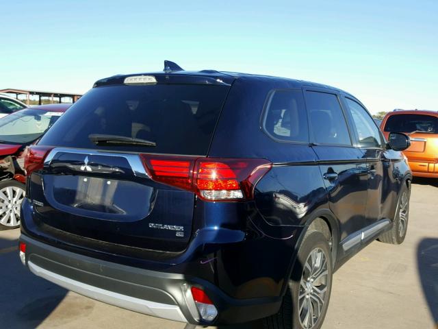 JA4AD3A38HZ040380 - 2017 MITSUBISHI OUTLANDER BLUE photo 4