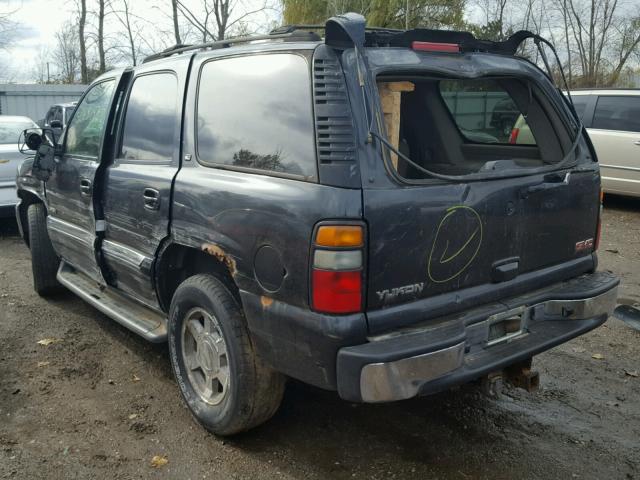 1GKEK13T75J159731 - 2005 GMC YUKON GRAY photo 3