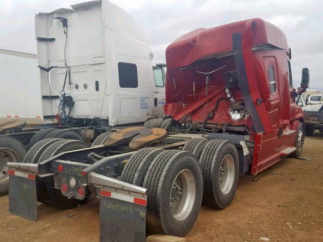 3AKJGLD67FSGE7031 - 2015 FREIGHTLINER CASCADIA 1 RED photo 4