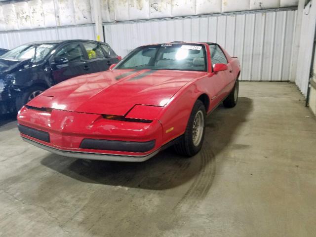 1G2FS87S3GL256849 - 1986 PONTIAC FIREBIRD RED photo 2