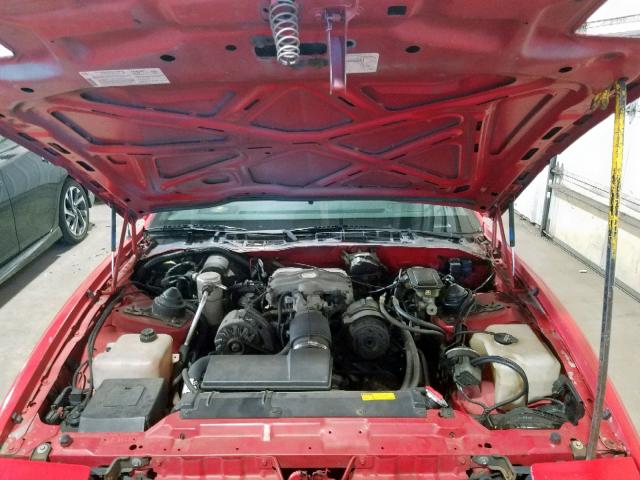 1G2FS87S3GL256849 - 1986 PONTIAC FIREBIRD RED photo 7