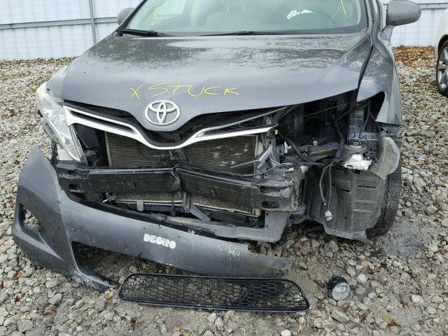 4T3ZA3BB0BU050366 - 2011 TOYOTA VENZA BASE GRAY photo 9