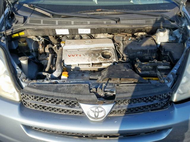 5TDZA23C84S200116 - 2004 TOYOTA SIENNA CE BLUE photo 7