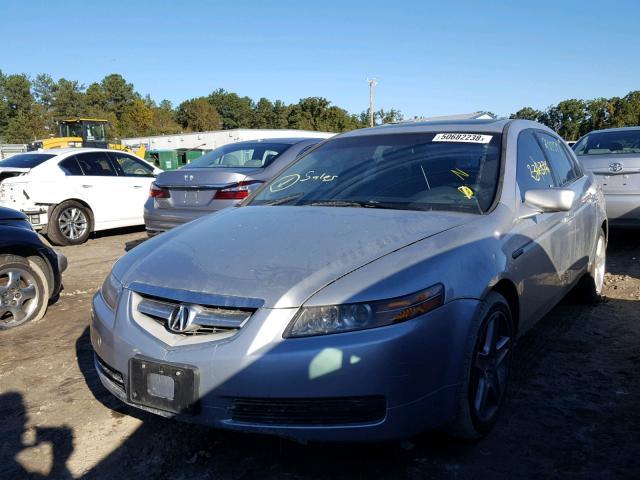 19UUA662X5A042365 - 2005 ACURA TL GRAY photo 2