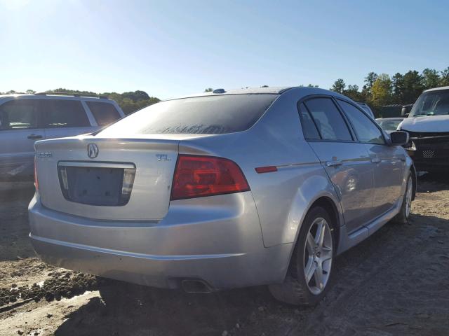 19UUA662X5A042365 - 2005 ACURA TL GRAY photo 4