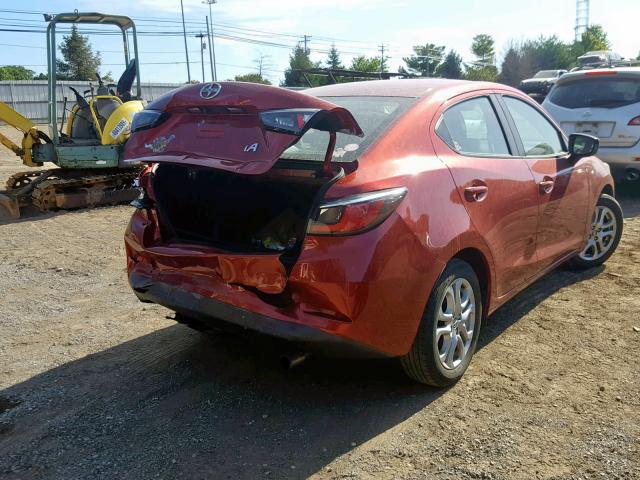 3MYDLBZV3GY107757 - 2016 TOYOTA SCION IA BURGUNDY photo 4