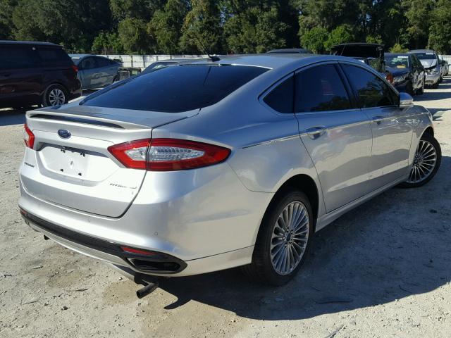 3FA6P0K97GR174505 - 2016 FORD FUSION TIT SILVER photo 4