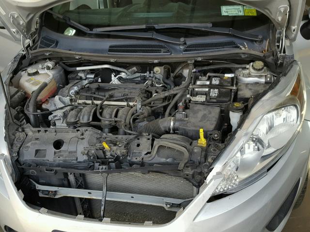 3FADP4AJ9DM117631 - 2013 FORD FIESTA S SILVER photo 7