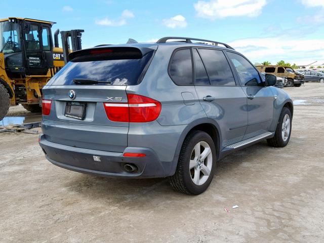 5UXFE43528L030488 - 2008 BMW X5 3.0I GRAY photo 4