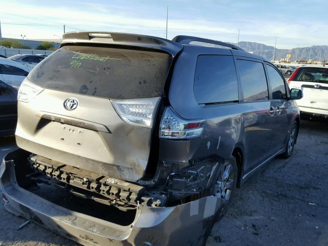 5TDXK3DC4FS566652 - 2015 TOYOTA SIENNA SPO CHARCOAL photo 4