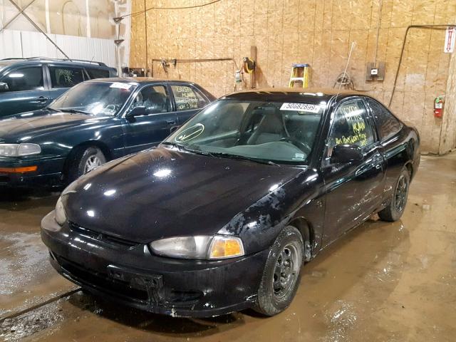 JA3AY11A8VU024863 - 1997 MITSUBISHI MIRAGE DE BLACK photo 2