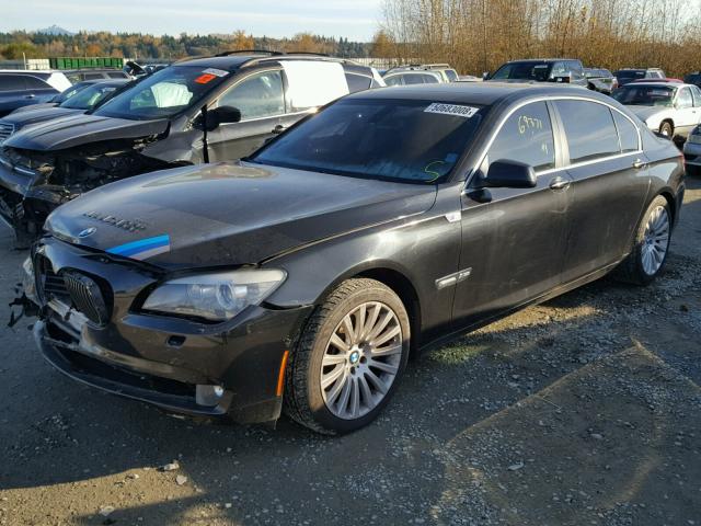 WBAKC8C51CC435745 - 2012 BMW 750 LXI BLACK photo 2